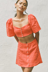 Sinai Crop Top (Poppy)